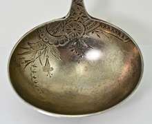 Wonderfully Ornate Antique Sterling Ladle
