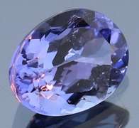 Vivid 1.19ct violet blue Tanzanite