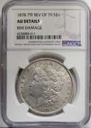 Certified Morgan Silver Dollar 1878 7TF Rev of 79