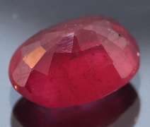 Vivid imperial red 6.07ct oval cut Ruby