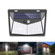 1pc 208 LED Solar Power PIR Motion Sensor Wall Light