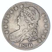 1830 Capped Bust Half Dollar