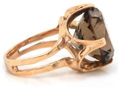 Fabulous 10kt YG Smokey Quartz Ring