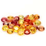 Glittering and bright 8.01ct fancy color Sapphire set