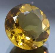 Glittering 5.26ct unheated Citrine solitaire