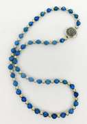 Carolyn Pollack Sterling & Lapis Bead Necklace