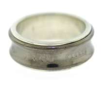 Tiffany & Co 1837 Silver & Titanium Band