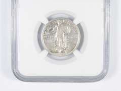 VF30 1917 Standing Liberty Quarter - Type 2 - Graded NGC