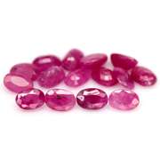 Rare heated only 9.37ct Ruby set from Madagascar