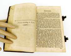 1814 Antique German Leather Bible with Genealogy