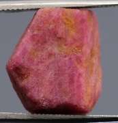 Unheated 9.87ct collectors uncut Brazilian Ruby
