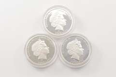 2013 Cook Islands $5 W20g .925 Silver Proof 3 Coin Set Box & COA