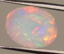 Snow white! FULL FLORAL 3.07ct Welo Opal