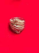 LADIES 14K WHITE GOLD DIAMOND BAND