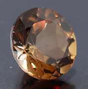 Brilliant golden 3.37ct Imperial Topaz solitaire