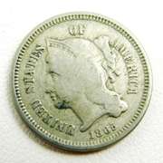 Rare 1865 U.S. III Nickel