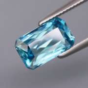 High fire! 2.31ct Swiss blue Cambodian Zircon