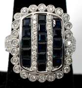 Amazing Sapphire & Diamond Ring, 14KT