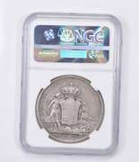 VF25 1789 Mexico Silver Medal - Charles IV - Proclamation - Graded NGC