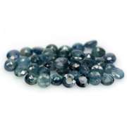 Multi-hue 6.30ct natural blue Sapphire set