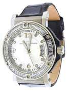 Ladies Officina Del Tempo White Gemstone Accent Watch
