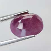 Striking 3.46ct unheated 9x7mm Mozambique Ruby