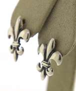 Mignon Faget Fleur De Lis Earrings