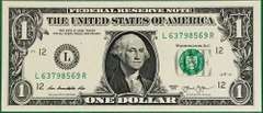 Gem Crisp 2013 $1 Federal Reserve Note Major Front To Back Offset Error!