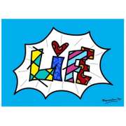 Life Blue Mini Word by Britto, Romero Britto, Romero Life Blue Mini Word
