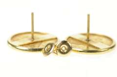 14K Yellow Gold 1928 & 1929 Indian Head Quarter Eagle Coin Earrings