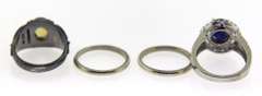 Sterling Silver Lot of 4 Rings