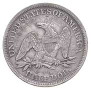 1853 Seated Liberty Half Dollar