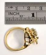 Interesting Nugget Style Diamond Ring