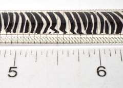 Fun Zebra-Print Bracelet in Sterling Silver