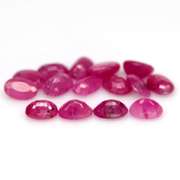 Rare heated only 9.37ct Ruby set from Madagascar