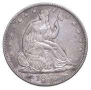 1855-O Seated Liberty Half Dollar