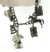Vintage Sterling Silver Charm Bracelet