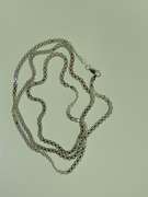 Italian Sterling Silver Shiny Flat Curb Chain