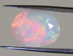 Snow white! FULL FLORAL 3.07ct Welo Opal
