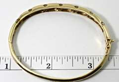Lovely Easy-to-Wear 14K Diamond Bangle