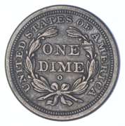 1841-O Seated Liberty Dime