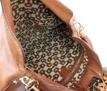 Gucci Brown Leather Babouska Indy Top Handle Bag