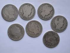 7 Barber Halves