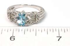 Sterling Silver Blue Topaz Ring