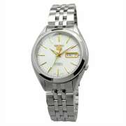 Seiko Silver Dial Stainless Steel Men's Watch