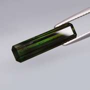 Elegant 2.90ct 18mm untreated dark green Tourmaline