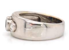 Fabulous 18kt WG Diamond and Sapphire Ring