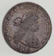 1806 Draped Bust Half Dollar - Heraldic Eagle Reverse - Circulated