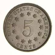 1883 Shield Nickel - Without Rays - Choice - *Condition: Filed Rims