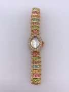 Ladies Geneva & Gemstone Watch, 18kt GP